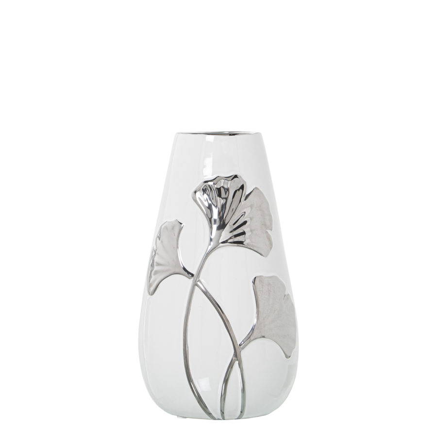 Vaso 22 x 22 x 18 cm Ceramica Bianco